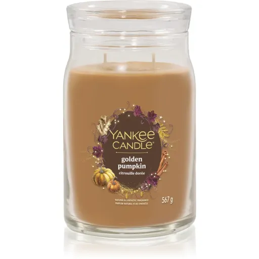 Yankee Candle Golden Pumpkin vonná sviečka Signature 567 g