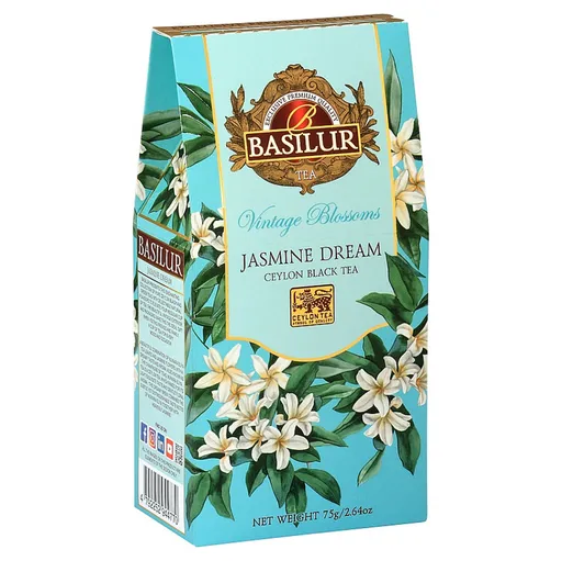 BASILUR Vintage blossoms jasmine dream čierny čaj sypaný 75 g