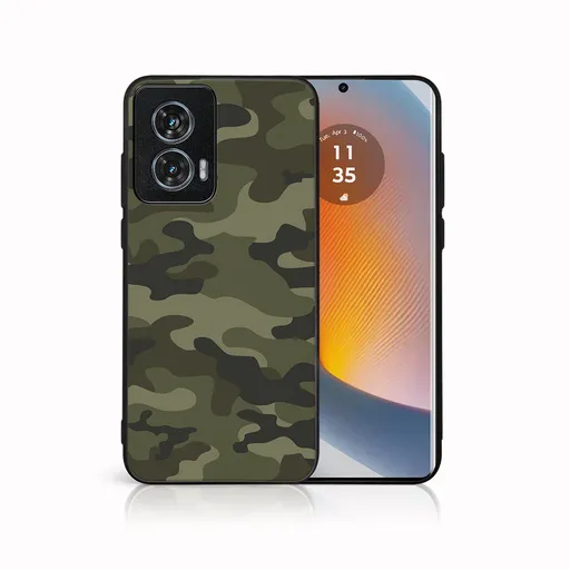 MY ART Ochranný kryt pre Motorola Edge 50 Fusion GREEN CAMO (235)