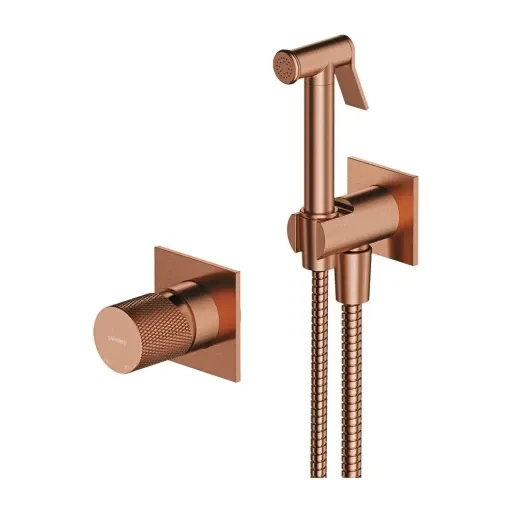 OMNIRES - CONTOUR podomietkový bidetový systém, kartáčovaná meď SYSCTBI1CPB