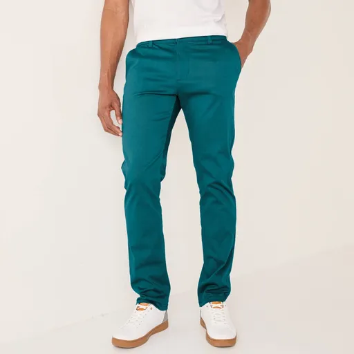 Chino nohavice s pružným pásom na bokoch