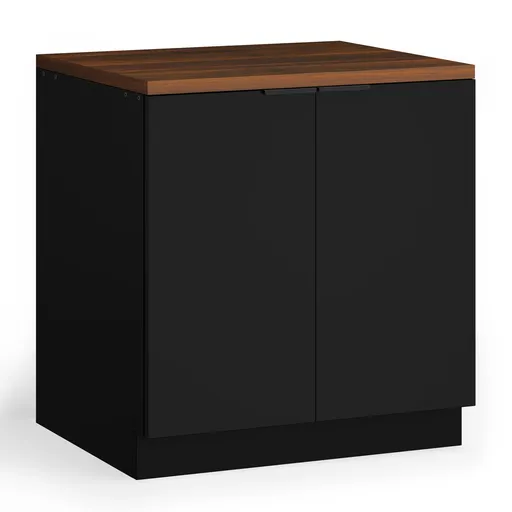 Blumfeldt WoodVista spodná skrinka drezu, Robustná, Soft-Close závesy, Hliníkové rukoväte