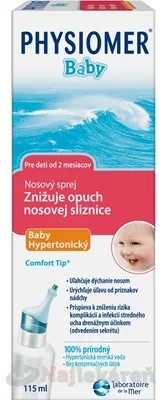 PHYSIOMER BABY hypertonický nosový sprej pre deti 115ml
