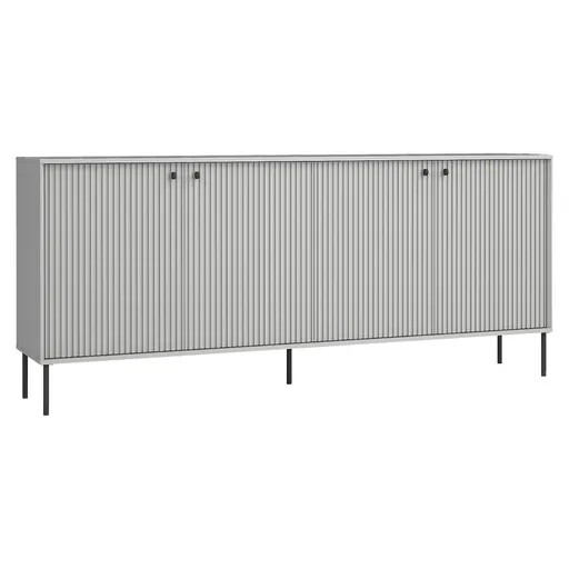 Komoda ARIS 4D, sivá