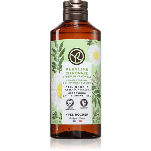 Yves Rocher Lemon Verbena & Chamomile Flower sprchový gél vône citrónová verbena & kvet harmančeka 400 ml