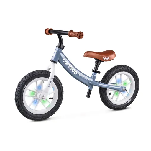 Detské odrážadlo Cariboo LEDventure, modro-hnedé