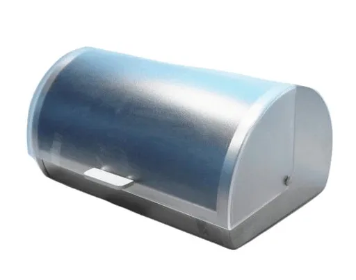 MAKRO - Chlebník nerez matný a plast 40cm x 17cm x 25cm