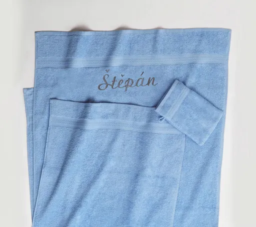 Froté uterák s výšivkou