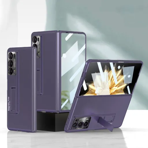 GKK SUPPORT Kryt so stojanom Honor Magic V2 fialový