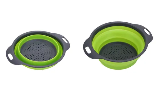 MAKRO - Cedník skladací silikónový, rôzne farby