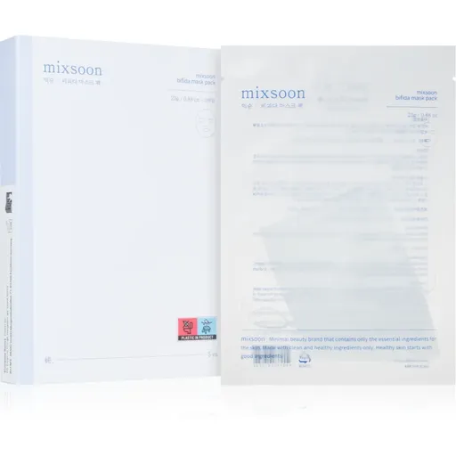 mixsoon Bifida hydratačná plátienková maska s probiotikami 5x25 g