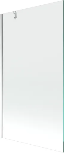 MEXEN/S - Next vaňová zástena FIX 100 x 150, transparent, chróm 895-100-000-00-00-01