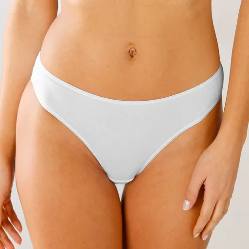 Súprava 10 klasických nohavičiek zo strečovej bavlny, jednofarebné