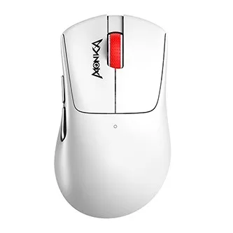 Myš bezdrátová, Marvo MONKA RAPID, bílá, optika, 12000DPI