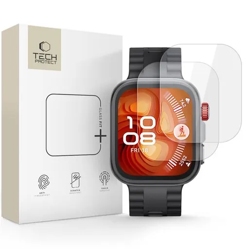 TECH-PROTECT GLASS FIT+ 2-PACK Ochranné sklo pre Huawei Watch Fit 4 Pro CLEAR