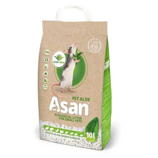 ASAN Pet Aloe podstielka pre hlodavce a králiky 10 l