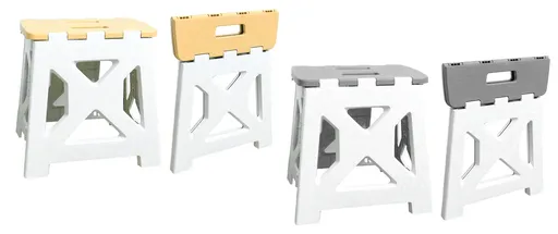 MAKRO - Stolička skladacia, umelá hmota, nosnosť 150kg rôzne farby