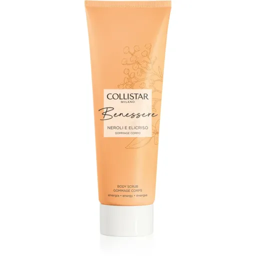 Collistar Benessere Neroli and Helichrysum telový peeling 250 ml