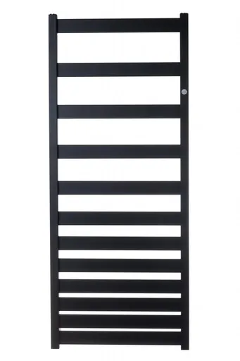 Instalprojekt - Kúpeľňový radiátor Belt - Pripojenie radiátora - Spodná pripojenie, Radiátory - Farebné prevedenie HL - Čierna, Rozmer radiátora HL - 500 × 1573 mm, výkon 581 W RADBEL501631