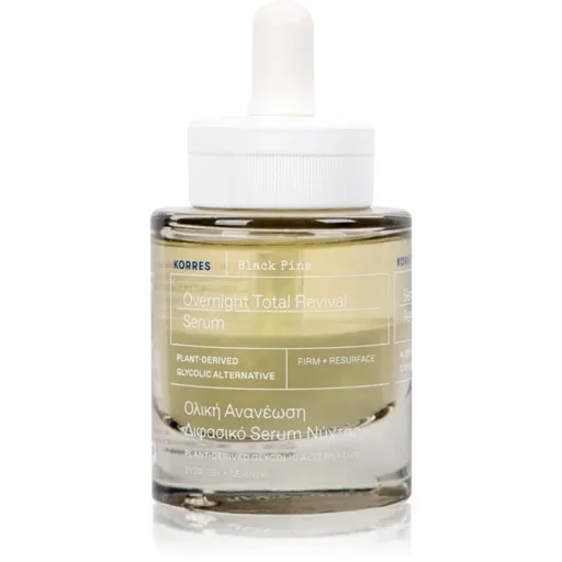 Korres Black Pine dvojfázové omladzujúce sérum na noc 30 ml