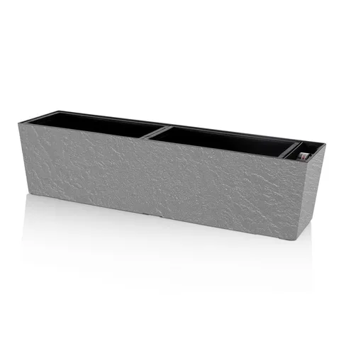 Flower Lover Samozavlažovací kvetináč Supreme Stone sivá, 75 cm, 75 cm