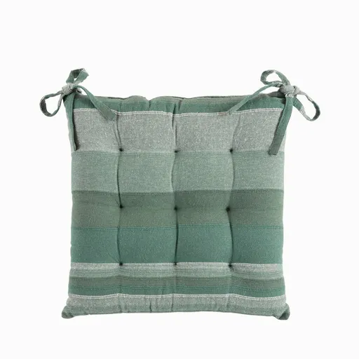 Pruhované sedáky na stoličku, 2 ks.