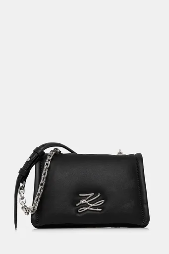 Kožená kabelka Karl Lagerfeld