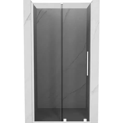 MEXEN/S - Velar L posuvné sprchové dvere 120, grafit, biela 871-120-003-41-20