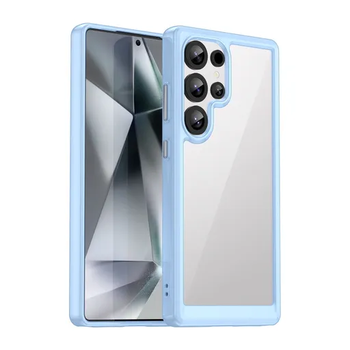 CRYSTAL Ochranný kryt pre Samsung Galaxy S25 Ultra 5G svetlomodrý