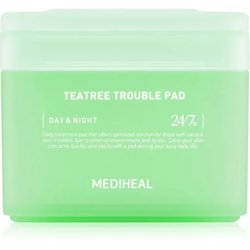 MEDIHEAL Teatree Trouble Pad tonizačné vankúšiky s upokojujúcim účinkom 100 ks