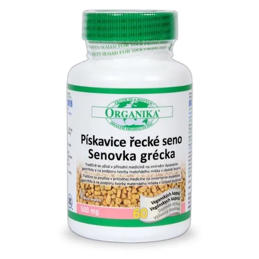 ORGANIKA Pískavica grécke seno 500 mg 60 kapsúl