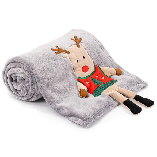 4Home Vianočná deka Xmas Reindeer, 150 x 200 cm