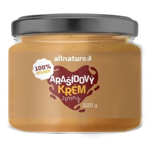 ALLNATURE Arašidové krém jemné 220 g