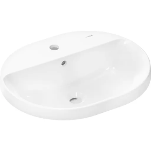 Hansgrohe Xuniva U zápustné umývadlo 55x45 cm otvor pre batériu uprostred 61064450