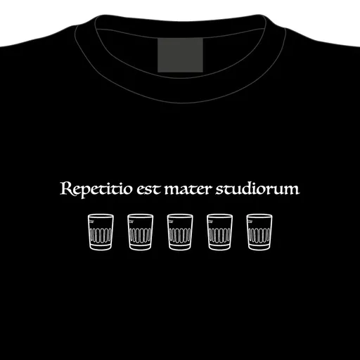 Tričko Opakovanie je matka múdrosti, XXL