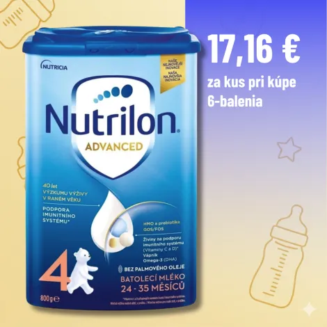 Nutrilon Advanced 4 batoľacia výživa (24-35 mesiacov) 6x800g