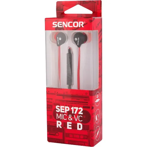 SEP 172 VCM RED Slúchadlá SENCOR