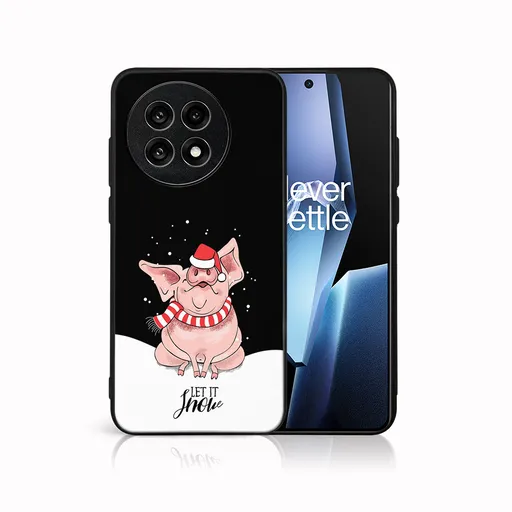 MY ART Kryt s vianočným dizajnom OnePlus 13R 5G LET IT SNOW (075)