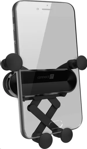 CONNECT IT InCarz SPIDER univerzálny držiak do auta, do mriežky, čierno-strieborný