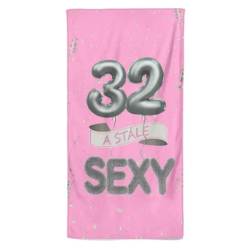 Osuška Stále sexy – ružová (vek: 32)