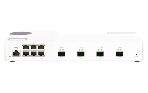 QNAP riadený switch QSW-M2106-4S (6x 2,5GbE RJ45 a 4x 10GbE SFP+)