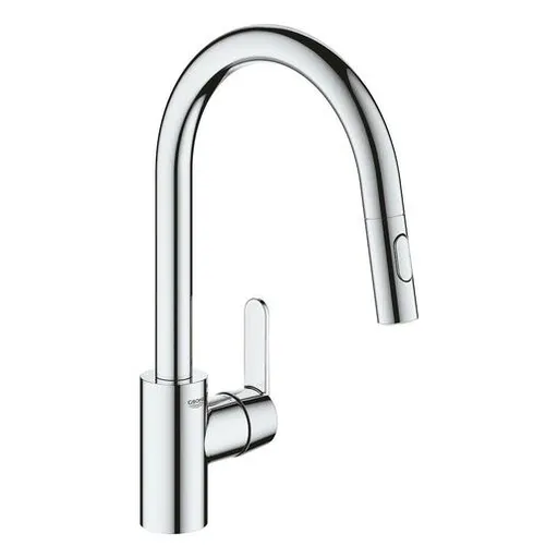 Grohe Get drezová batéria s vyťahovacou spŕškou, 2 prúdy chróm 31484001 G31484001