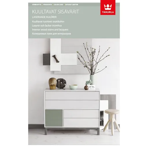 VZORKOVNÍK KUULTAVAT SISÄVÄRIT - odtiene interiérového moridla 1 ks