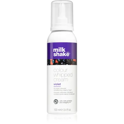 milk_shake® Colour Whipped Cream tónovacia pena pre všetky typy vlasov Violet 100 ml