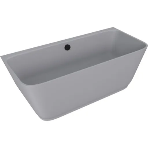 Polysan Skylla voľne stojaca vaňa 169x75 cm liaty mramor ľavá aj pravá šedá matná šedá matná 72430.31