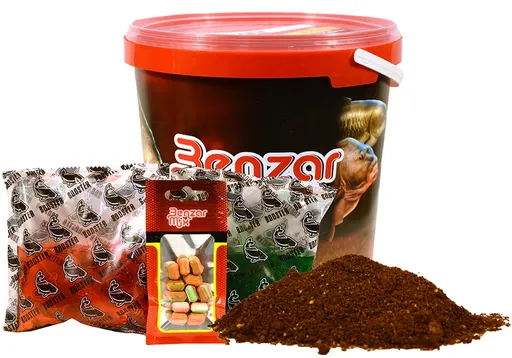 Benzar mix krmítková zmes instnt groundbait mix 3 kg + nástrahy - method