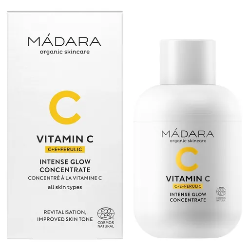 MÁDARA Vitamín C Rozjasňujúca esencia pre intenzívny lesk 30 ml
