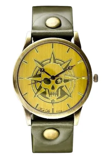 DÁMSKE HODINKY TAYMA - RETRO PUNK 32 - olivové (zx594c)