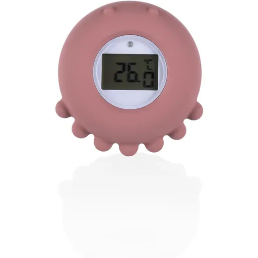Zopa Silicone Digital Thermometer 2in1 digitálny teplomer do vane Old Pink 1 ks