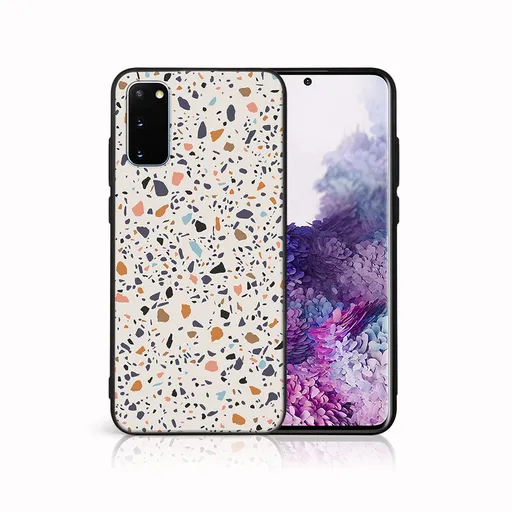 MY ART Ochranný kryt pre Samsung Galaxy S20 FE BEIGE TERRAZZO (162)